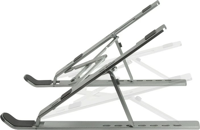 Zložljivo stojalo za prenosnik LogiLink AA0134, za 10–16 palcev, aluminij, srebrno