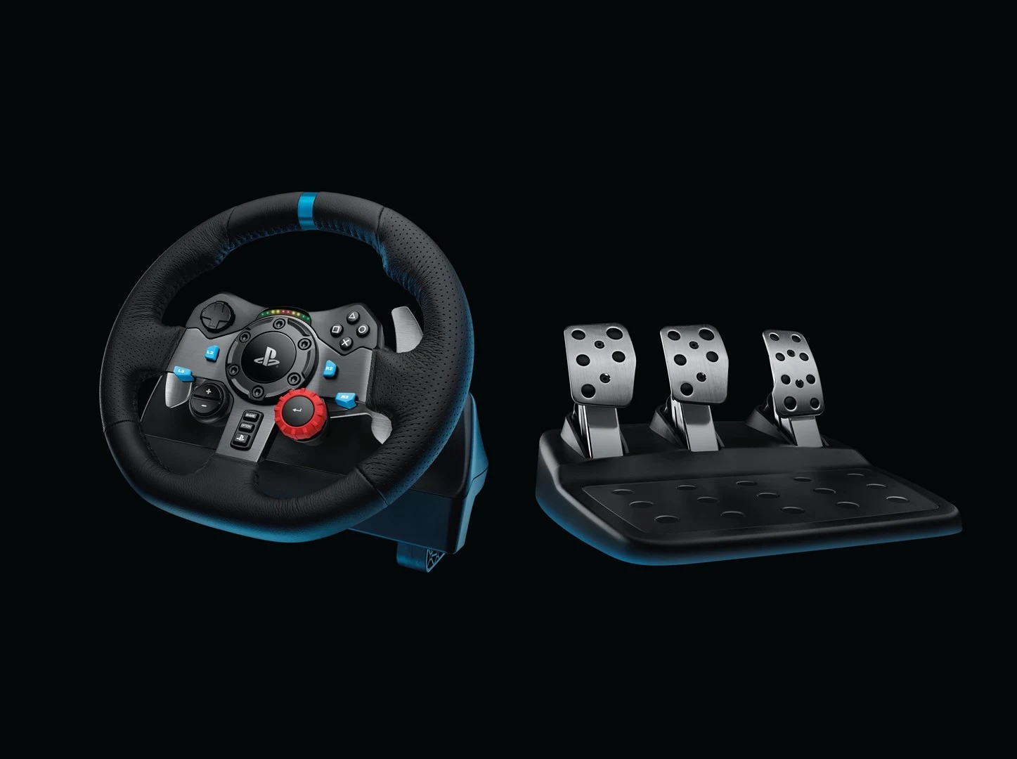 Volan in pedala za igre Logitech G G29, USB 2.0, PlayStation 3/4, črni