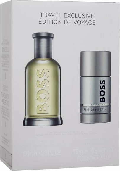 Eau de Toilette in deodorant stick za moške HUGO BOSS, 100 ml + 75 ml