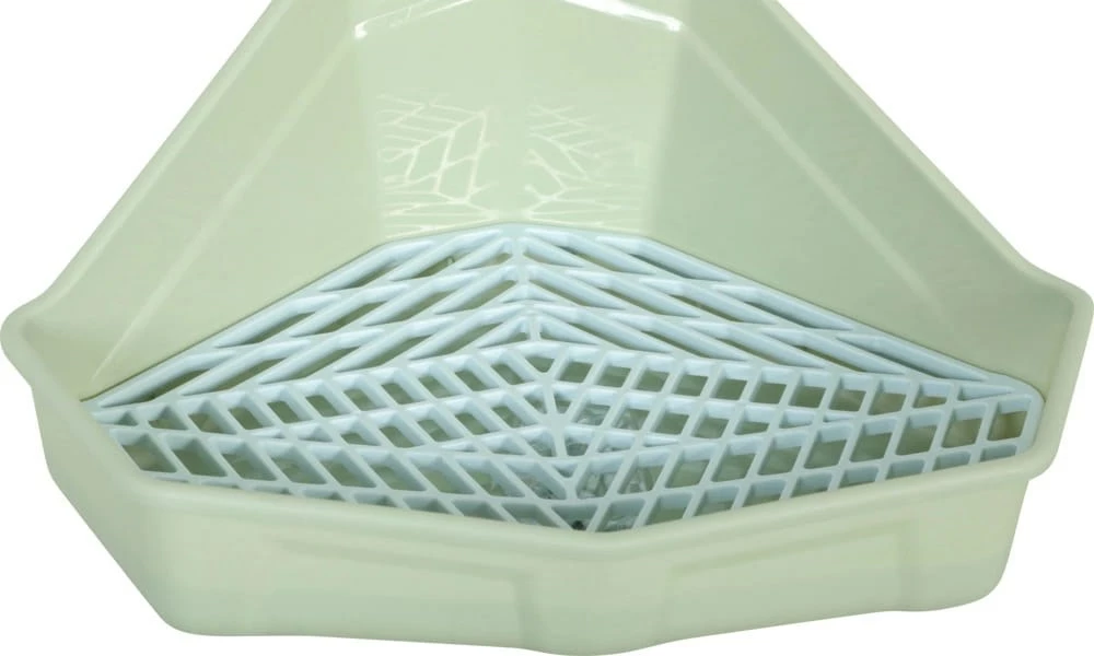 Kotna straniščna posoda za kunce in morske prašičke, mikrofibra, zelena ZOLUX Cosy