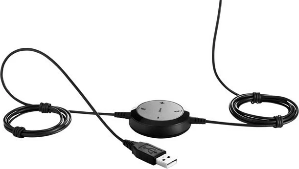 Slušalke z mikrofonom Jabra Evolve 20 Duo, USB, črne