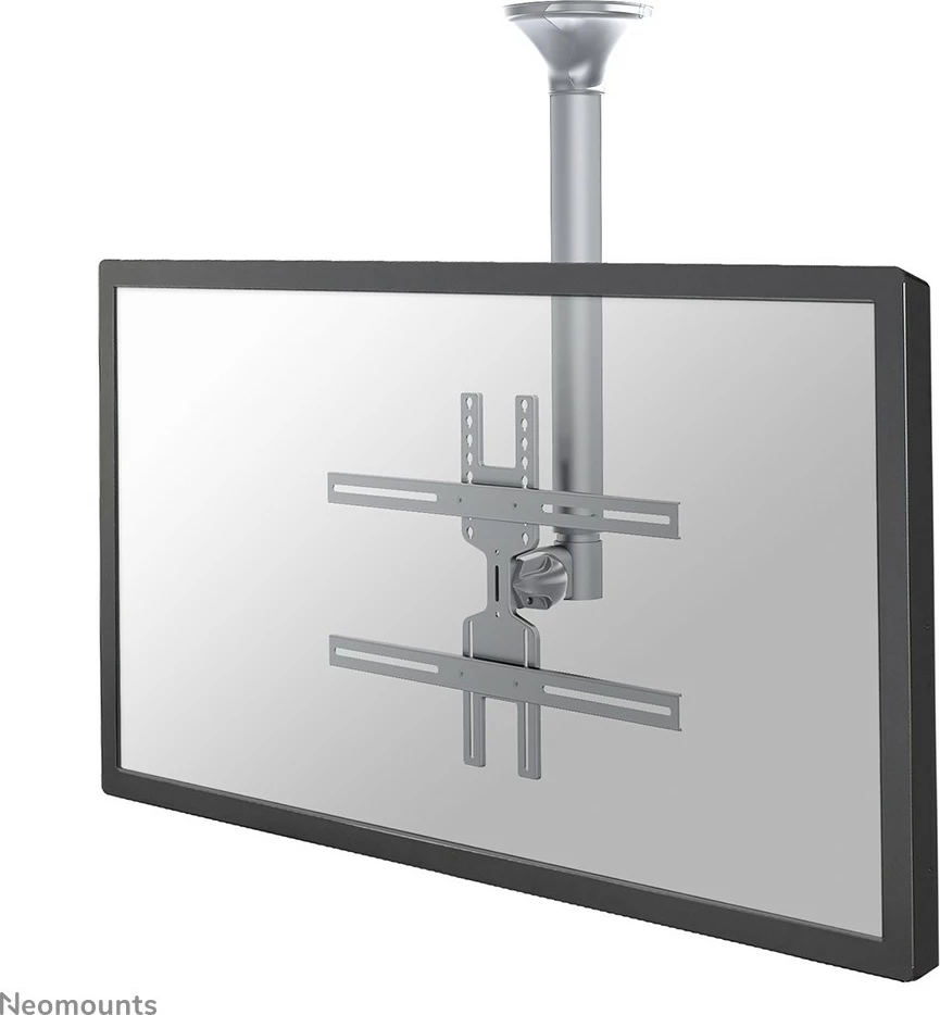 Stropni nosilec za TV, Neomounts FPMA-C400SILVER, do 60 in, nastavljiva višina, srebrn