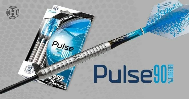 Puščice iz 90% volframa Harrows Pulse, modro-sive Puščice iz 90% volframa Harrows Pulse, modro-sive
