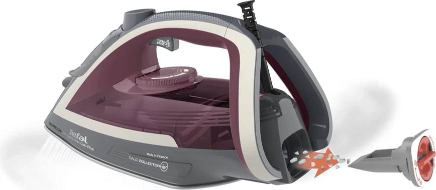 Likalnik Ultragliss Anti-Calc Plus Tefal FV6840E0, 2800 W, vijoličen/srebrn