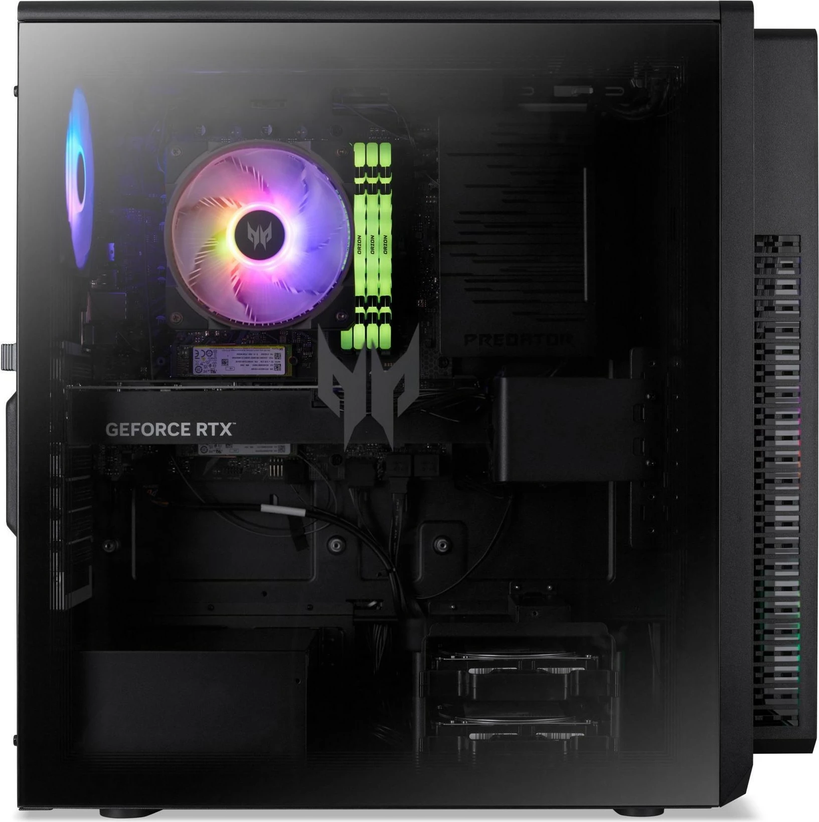 Namizni računalnik Acer Predator Orion 5000, U7, 32GB RAM, 2TB SSD, Windows 11 Home, črn