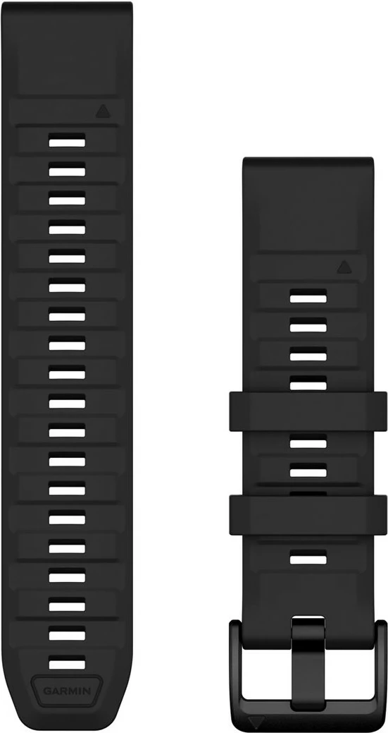 Silikonski pašček Garmin QuickFit za pametno uro, 22 mm, črn