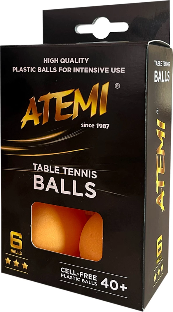 Žoge za namizni tenis, Atemi, oranžne