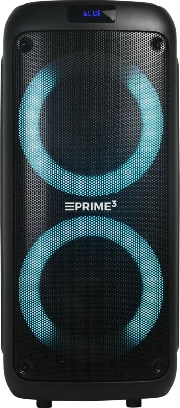 Prenosni zvočnik Bluetooth s karaoke PRIME3 APS51, 3000 W, LED, črn