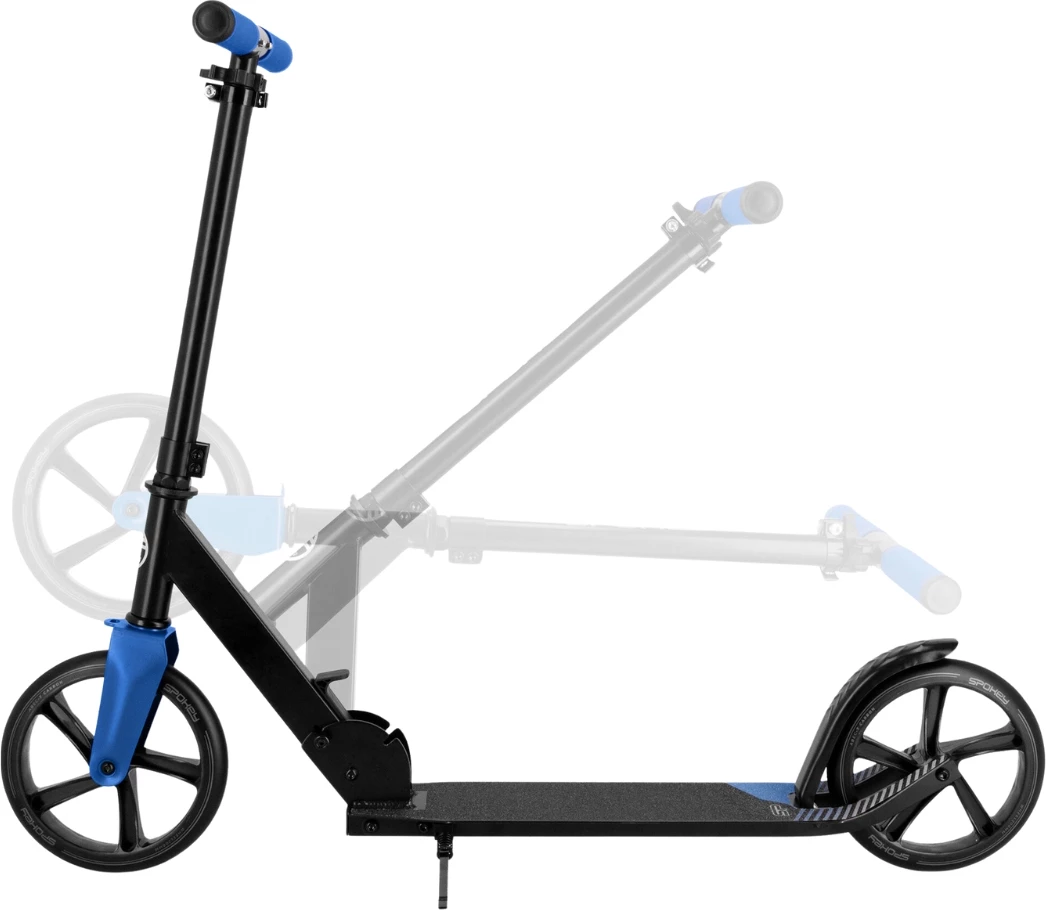 Trotinet unisex Spokey, črn in moder