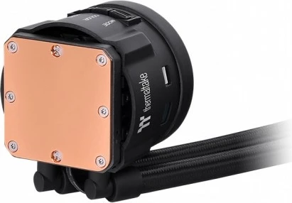 Hladilnik z vodo 2x120 mm za CPU, Thermaltake Toughliquid 240 ARGB, črn