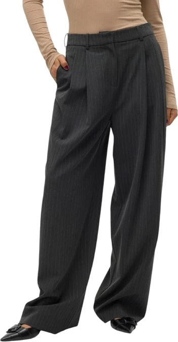 Hlače za ženske Vero Moda, sive