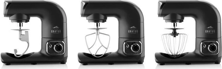 Množičen kuhinjski mešalnik Gratus Max Evo, 8 hitrosti, 5,5 L, črn