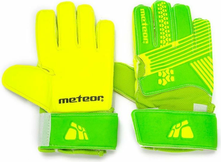 Rokavice za vratarja za moške in otroke Meteor, zelene