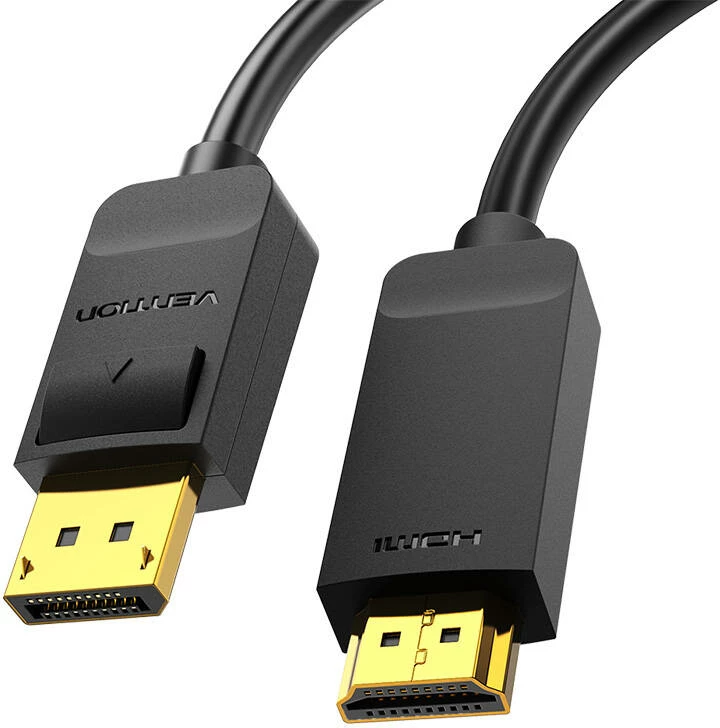 Kabel DisplayPort v HDMI Vention HAGBH, 2 m, 4K@30Hz, črn