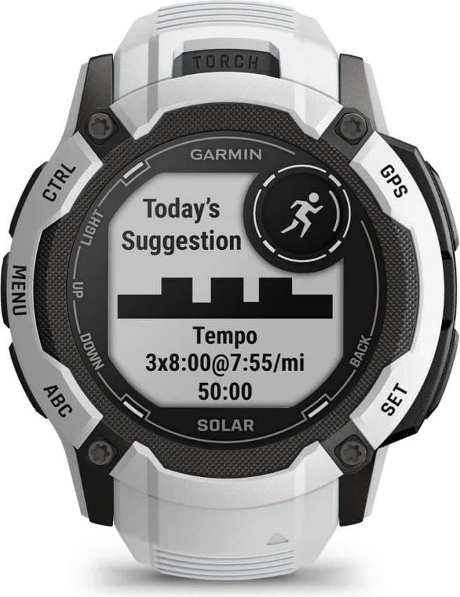 Pametna športna ura Instinct 2X Solar, Garmin, 50 mm, GPS, bela