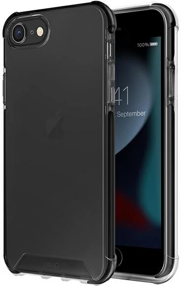 Ovitek za telefon UNIQ Combat za iPhone 7/8/SE 2020/SE 2022, črn