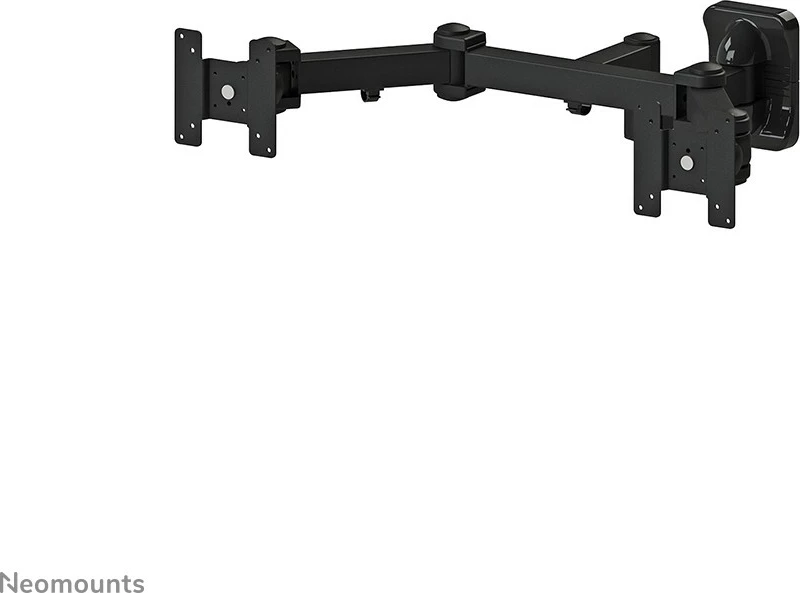 Stenski nosilec za dva monitorja Newstar FPMA-W960D, do 27 palcev, vrtljiv, črn Stenski nosilec za dva monitorja Newstar FPMA-W960D, do 27 palcev, vrtljiv, črn