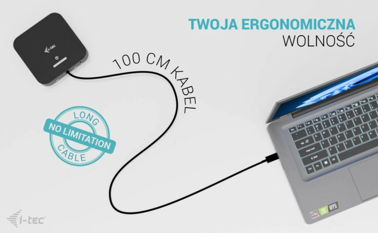 Dok USB-C i-tec C31DUALHDMIDPD100, 2x HDMI, USB-C Dock, 100W, črn