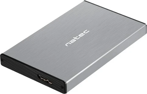 Ohišje za HDD Natec Rhino Go, USB 3.0, 2,5", sivo