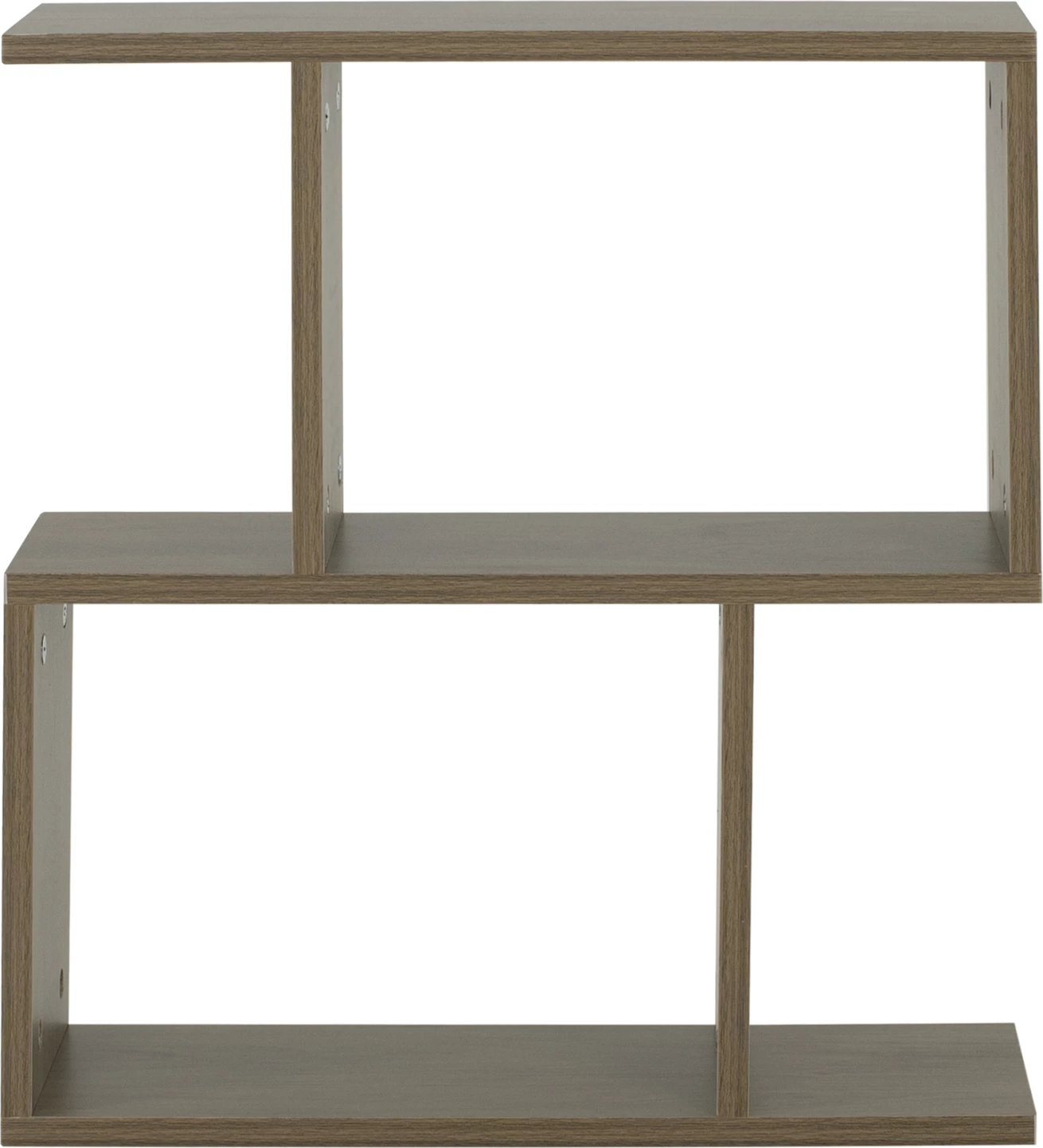 Stranska miza s prostori za shranjevanje FH8881.12 melamin v olivno sivi barvi 50x17x56H cm