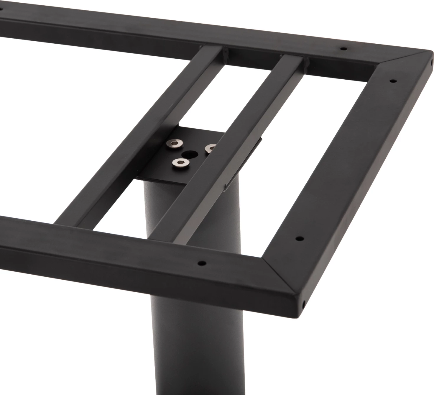 Osnova za mizo FH435.20 kovinska dvojna v mat sivi z nastavljivimi višinami 40Χ70Χ72Hcm