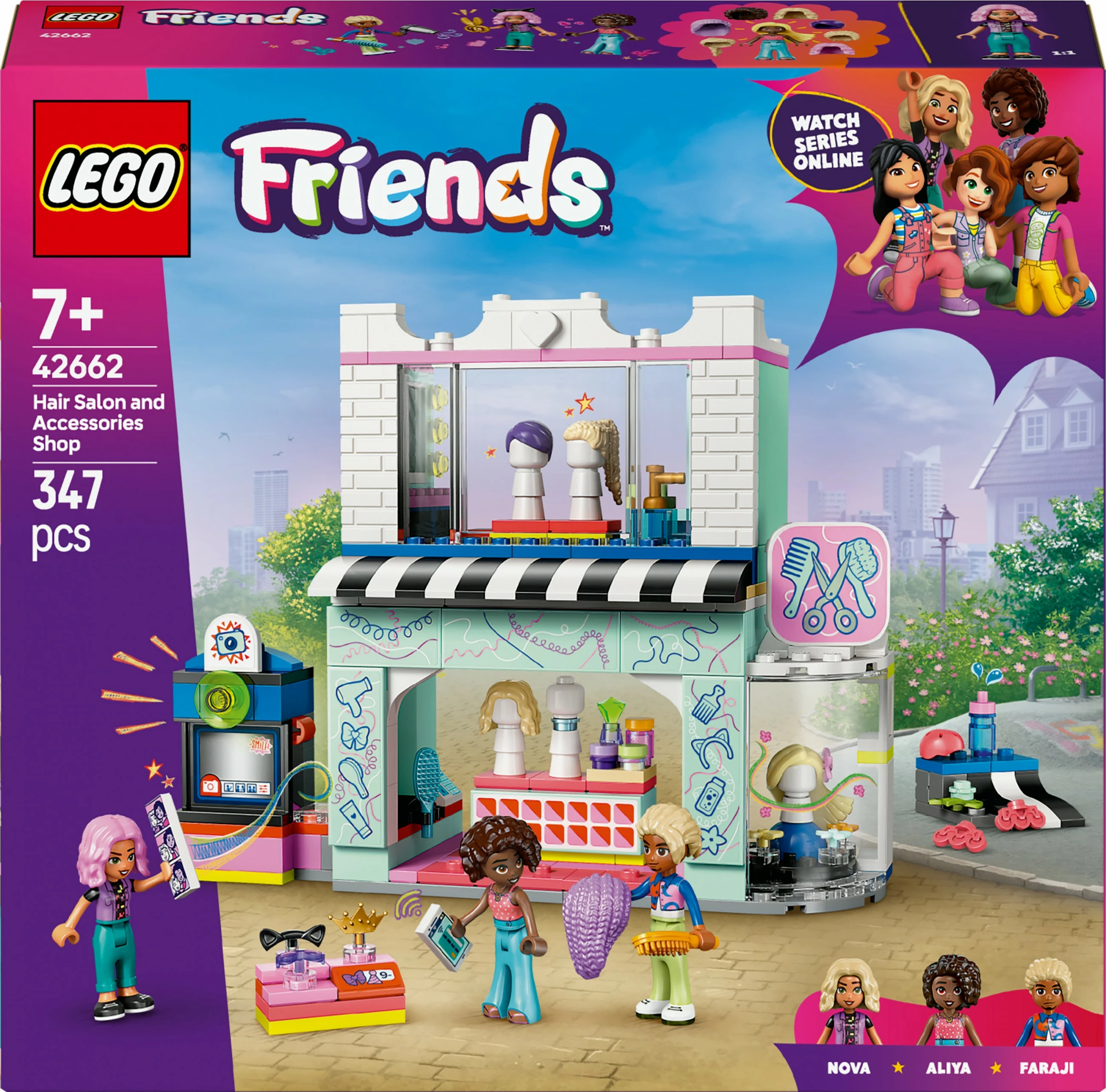 Set za gradnjo frizerski salon LEGO Friends 42662, 347 delov, večbarven