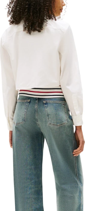 Ženska srajca Tommy Hilfiger Jeans, bela