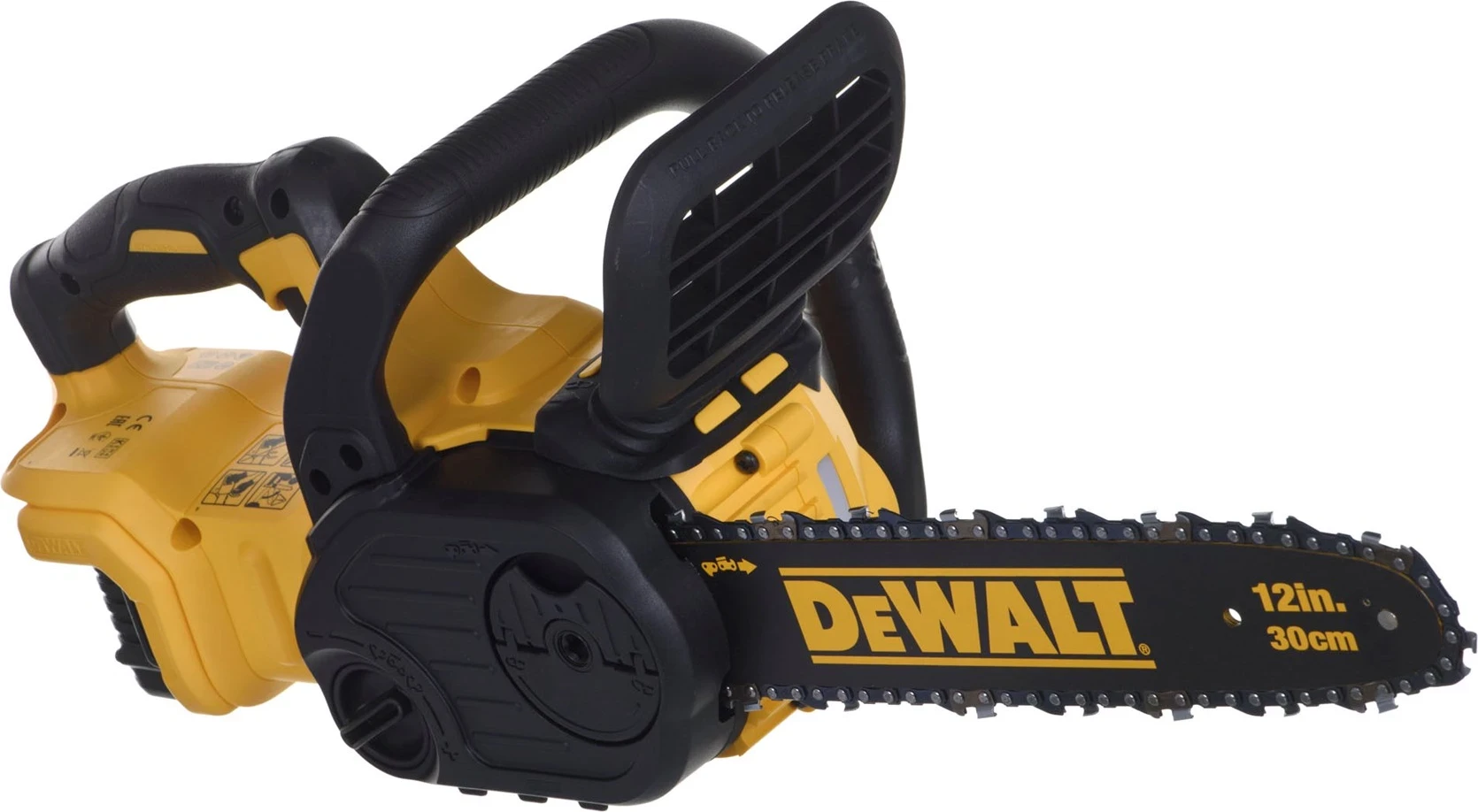 Električna verižna žaga 30 cm, DeWALT DCM565P1, 5Ah, rumeno/črna