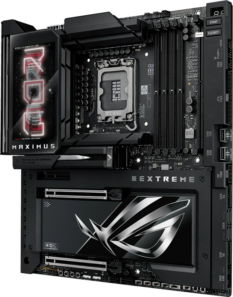 Matična plošča ASUS ROG MAXIMUS Z890 EXTREME, vtičnica LGA 1851, črna Matična plošča ASUS ROG MAXIMUS Z890 EXTREME, vtičnica LGA 1851, črna
