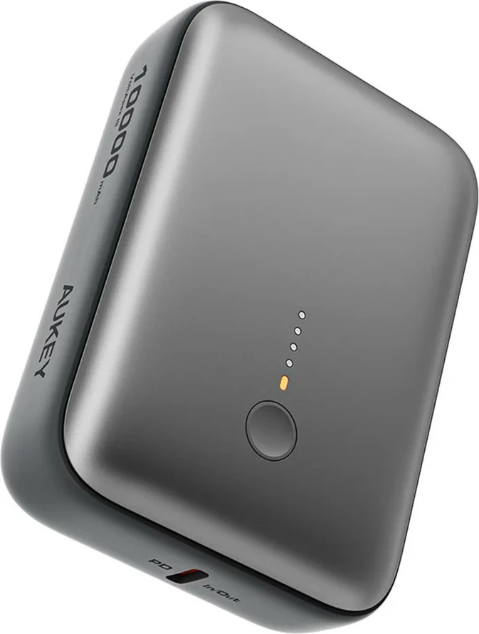 Power bank AUKEY PB-Y55, 10000 mAh, 22,5 W, 2x USB, siv Power bank AUKEY PB-Y55, 10000 mAh, 22,5 W, 2x USB, siv