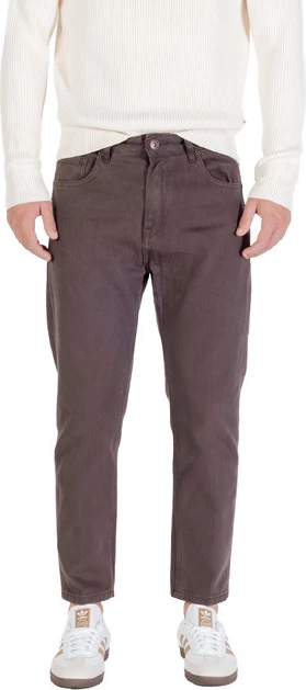 Jeans hlače Gianni Lupo, moške, rjave