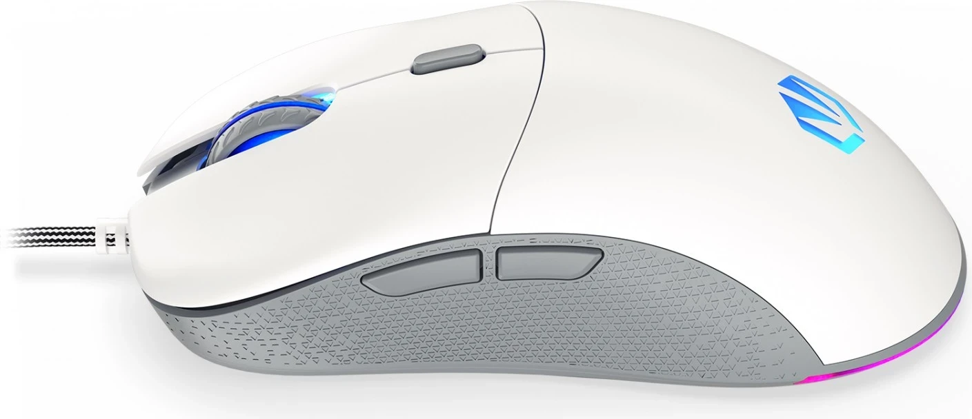 Žični RGB miš, Endorfy GEM OWH PMW3325, bela