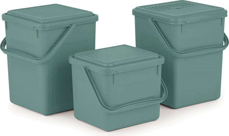 Kontejner za ločevanje odpadkov Rotho, 4,5 l, zelen