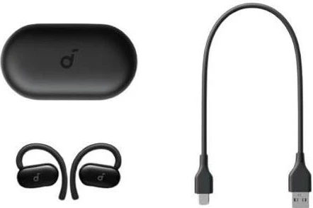 True Wireless odprte slušalke, Anker Soundcore V20i, Bluetooth 5.4, IP55, črne