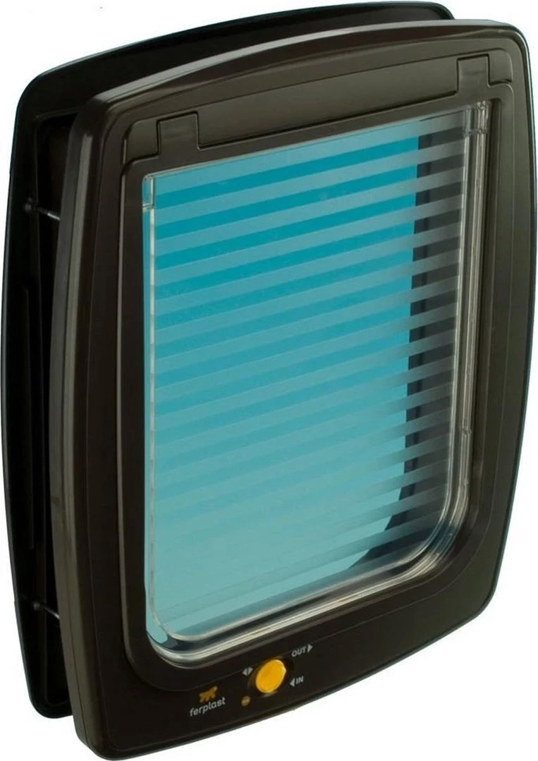 Vrata za hišne živali Ferplast Swing 15, rjava