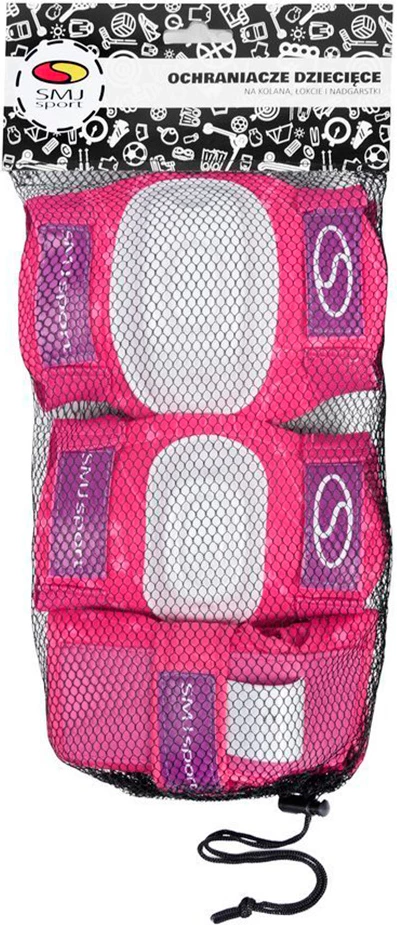 Zaščitni set za otroke SMJ, rožnat