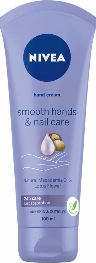 Krema za roke in nohte Nivea Smoothing Hand and Nail Cream za ženske, 100 ml