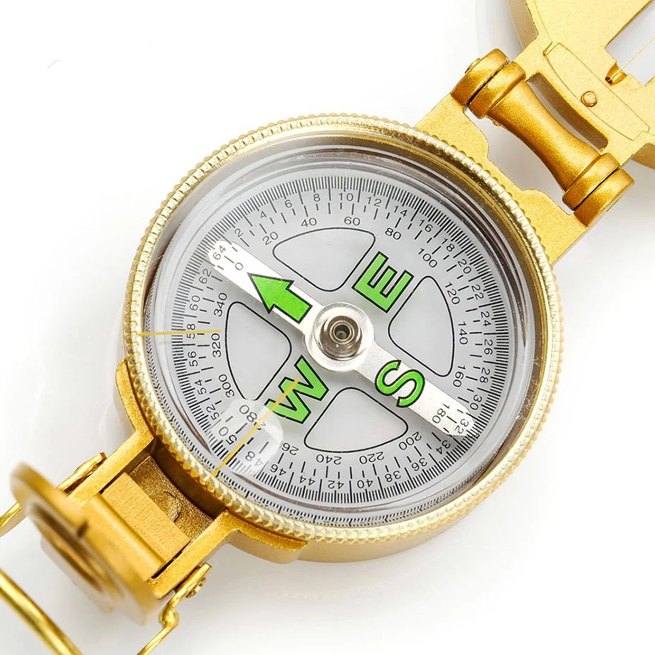 Kovinski kompas Meteor, zlate barve