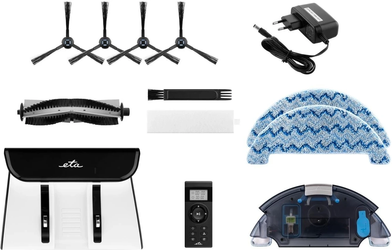 Pometalno-čistilni robot Stormio, ETA, bel