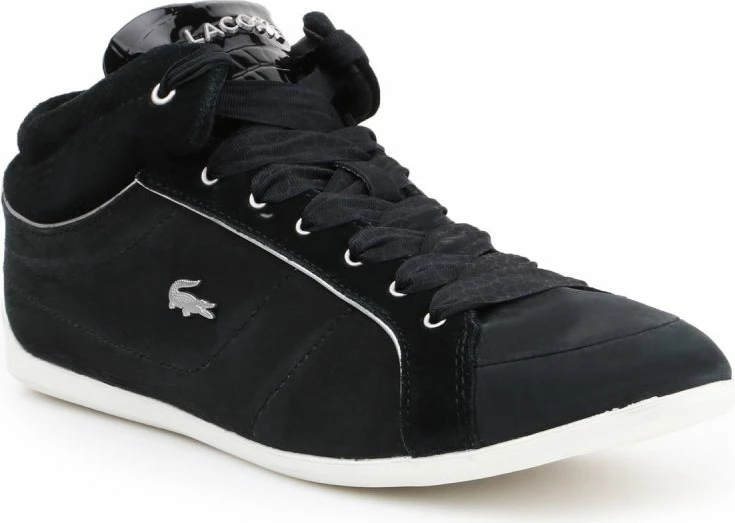 Lifestyle čevlji Lacoste za ženske, črni