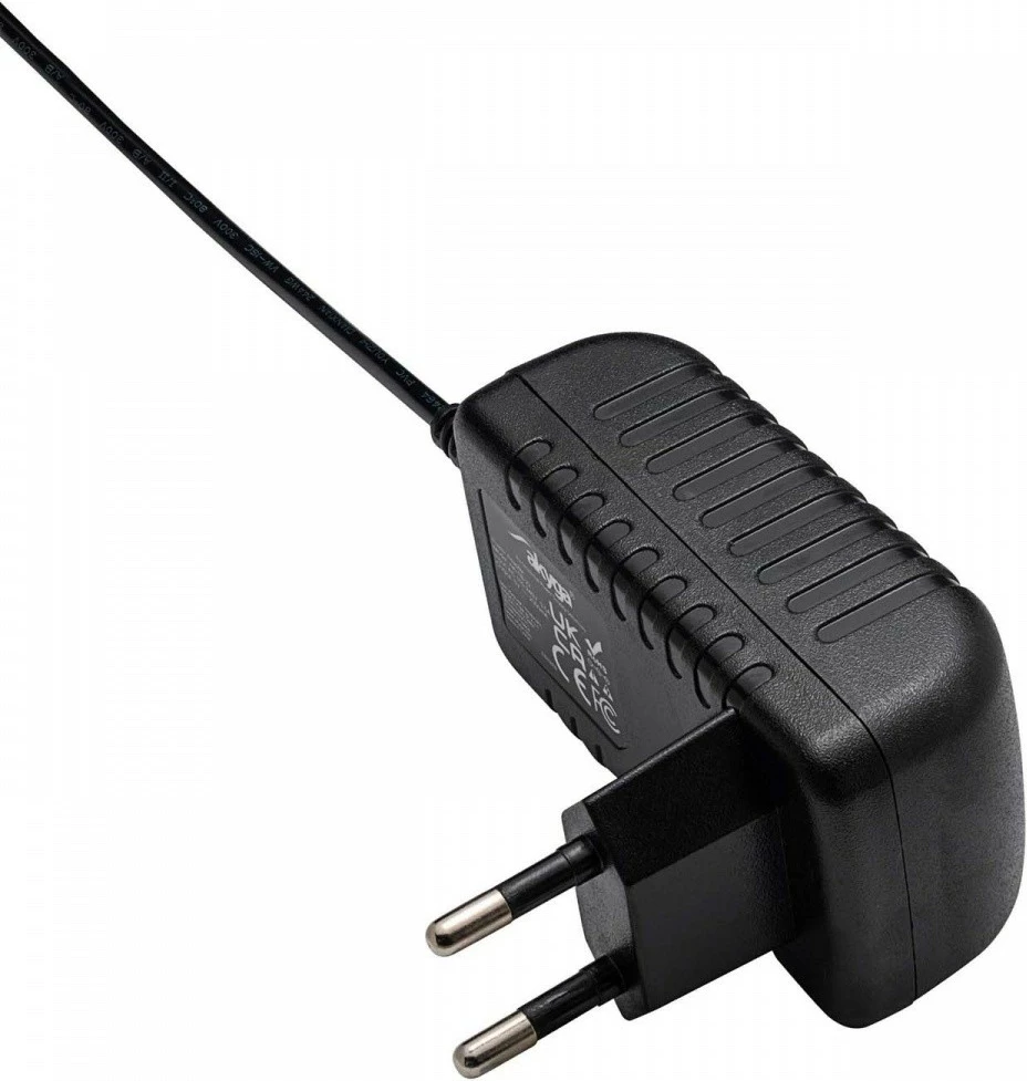 Napajalnik AKYGA AK-TB-09, 12 V/0,5 A, 6 W, 5,5x2,1 mm, črn
