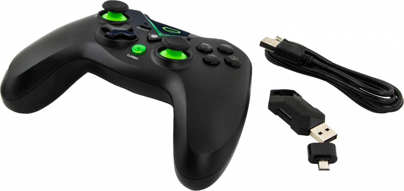 Brezžični gamepad Esperanza EGG112K za PC/PS3/Xbox One, črn