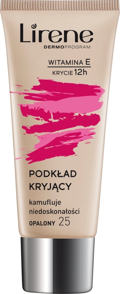 Krema za prekrivanje Lirene Camouflage z vitamini E, 25 Opalony, 30 ml