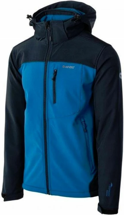 Softshell jakna za moške Hi-Tec, črna in modra