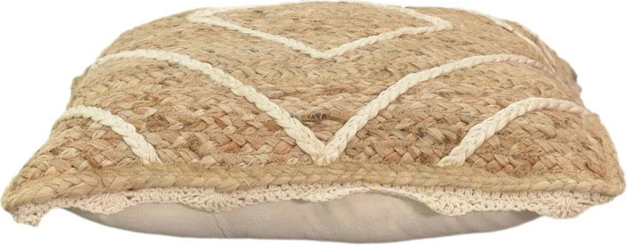 Dekorativna blazina Teddiens, naravna, 100% juta, 45x45x2.5 cm