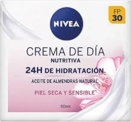 Hranilen dnevni krem NIVEA Nourishing, 24-urna hidracija, unisex, 50 ml
