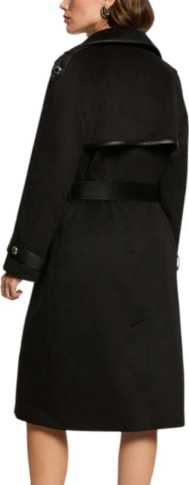 Plašč za ženske Morgan De Toi, črn
