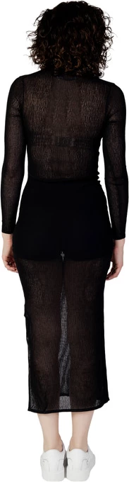 Obleka Calvin Klein Jeans, črna