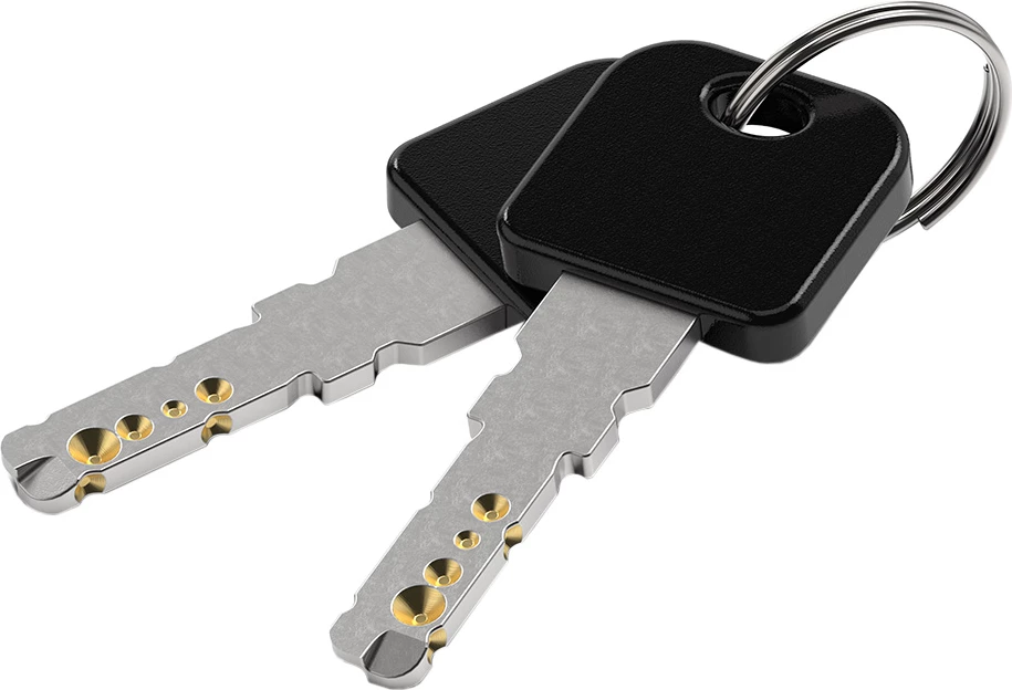 Varnostni kabel za kolo Gerda, črn