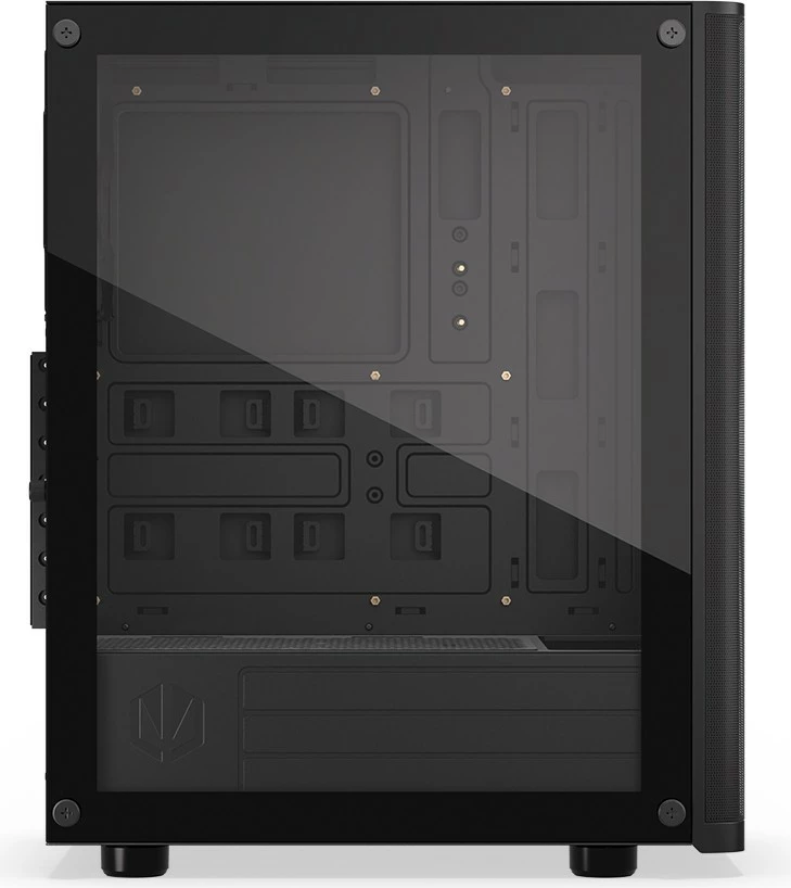 Računalniško ohišje Ventum 200 Air Endorfy, Midi Tower, ATX, kaljeno steklo, črno